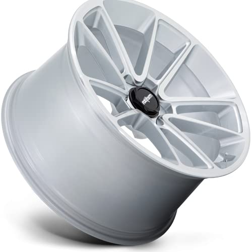 R192 Btl Rotiform Wheel, 22x10.0 +60 Offset 5x130, Gloss Silver With Machined Face - R192220063+60