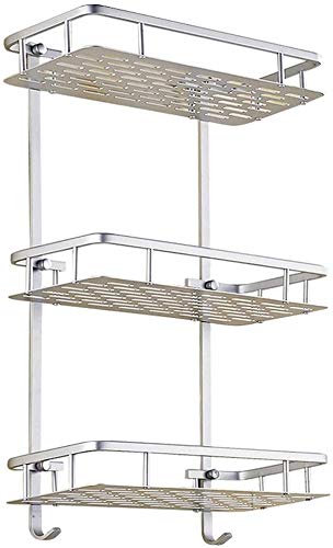 Bathroom BTBT space aluminum 3 layers racks, cosmetic storage rack/Corner Shelf, wallmounted Bathroom Shelf
