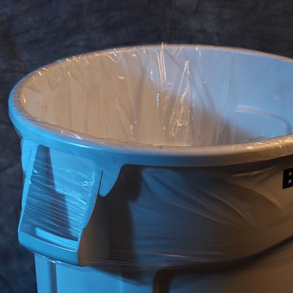 33 GAL LINER CLEAR 33X40 500CT HDPE ROLL 11MIC