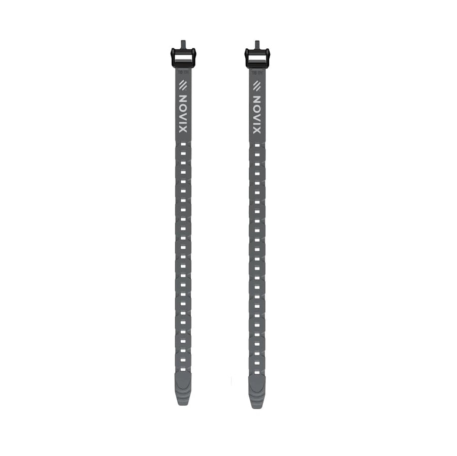 18" NOVIX (2 PK) QuickStraps - Versatile Straps for Securing Hunting Gear, Hang Trail Cameras, Secure Gear to ATVs, Motorbikes, and More!