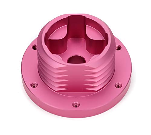 NRG Innovations Gaming Streering Wheel NRG-SRK-TMH-PK Short Hub Adapter 6x70mm Bolt Pattern, Pink Body