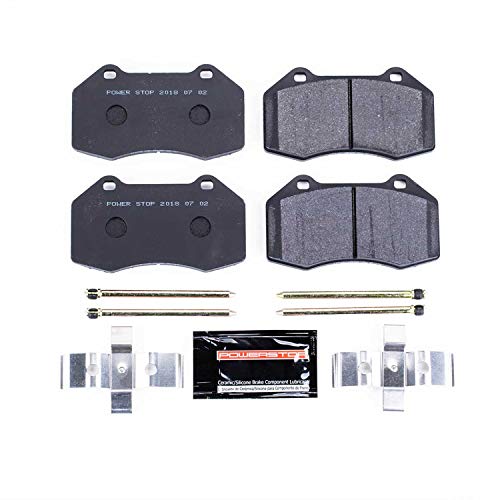 Power Stop Front PSA-1379B Track Day Carbon-Fiber Metallic Brake Pads For Fiat 124 Spider 2017-2020, Mazda MX-5 Miata 2016-2022 [Model Specific]