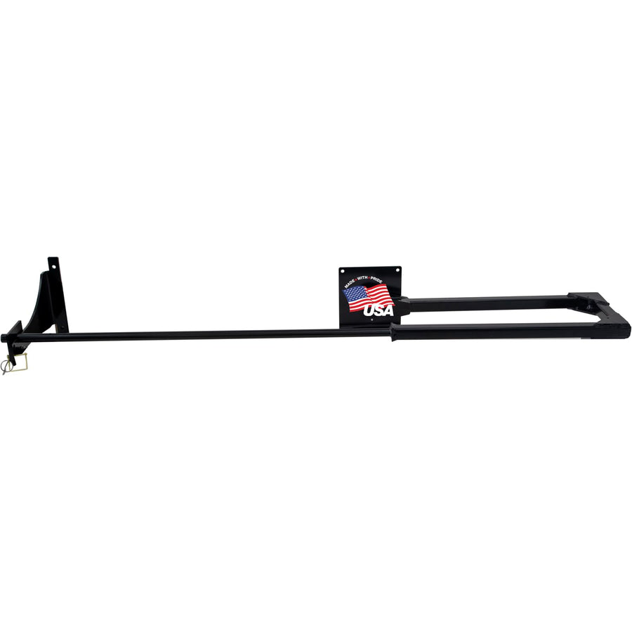 Traffic Cone Holder Buyers Products TCH14V Swing Away Horizontal Bumper Mount, Black Carbon Steel, Front-Bumper Mounted with Hardware, Built-in Retention Pin for Secure Transport