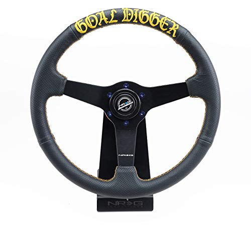 NRG Innovations Steering Wheel Display Stand or NRG-RST-STAND Quick Release, Fit Any Our Quick Releases and Steering Wheels, Mild Steel construction and Black Matte Coated