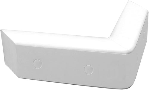 Taylor Made Corner White Dock Cushion, Made in the USA, Pre-Drilled, Easy Installation, Hardware Not Included - 2020108537