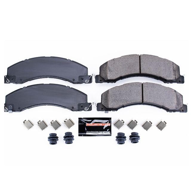 Power Stop Z23-1335 Ceramic Brake Pads Front Or Rear with Hardware [Application Specific] For Ram 4500, Ram 5500, Ram 4500, Ram 5500 2011-2023/Ram 4500, Ram 5500, Ram 4500, Ram 5500 [Model Specific]