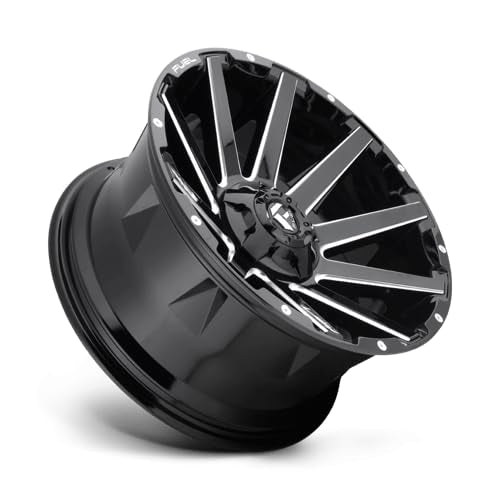 D615 CONTRA FUEL OFF-ROAD 22X10, 8X6.5, 4.79, 18mm GLOSS BLACK MILLED - D61522008247
