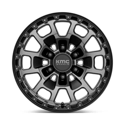 KM718 17X8.5 KMC Wheels S-BLK 6X135 GTCC 18MM - KM71878563418