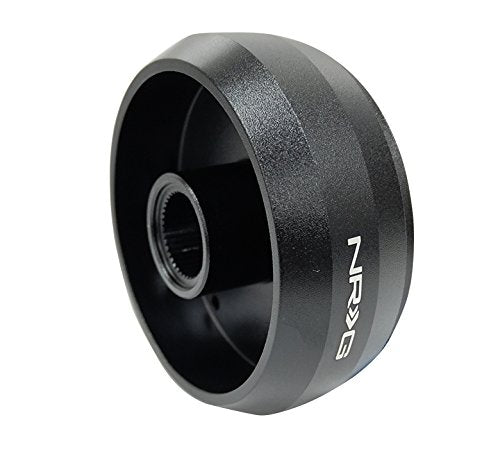 NRG Innovations Wheel Quick Release NRG-SRK-185H Short Hub Adapter 6 X 70mm Bolt Pattern, Retain Horn & Turn Signals, Black Body