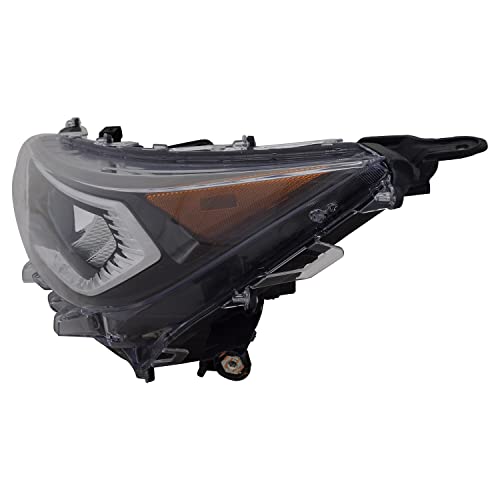 Left TYC Headlight Assembly Compatible with 2019-2021 Toyota Rav4