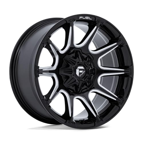 FC880 SUPER C FUEL OFF-ROAD 22X10 8X6.5 5.89 10mm GLOSS BLACK MILLED - FC880BE22108010