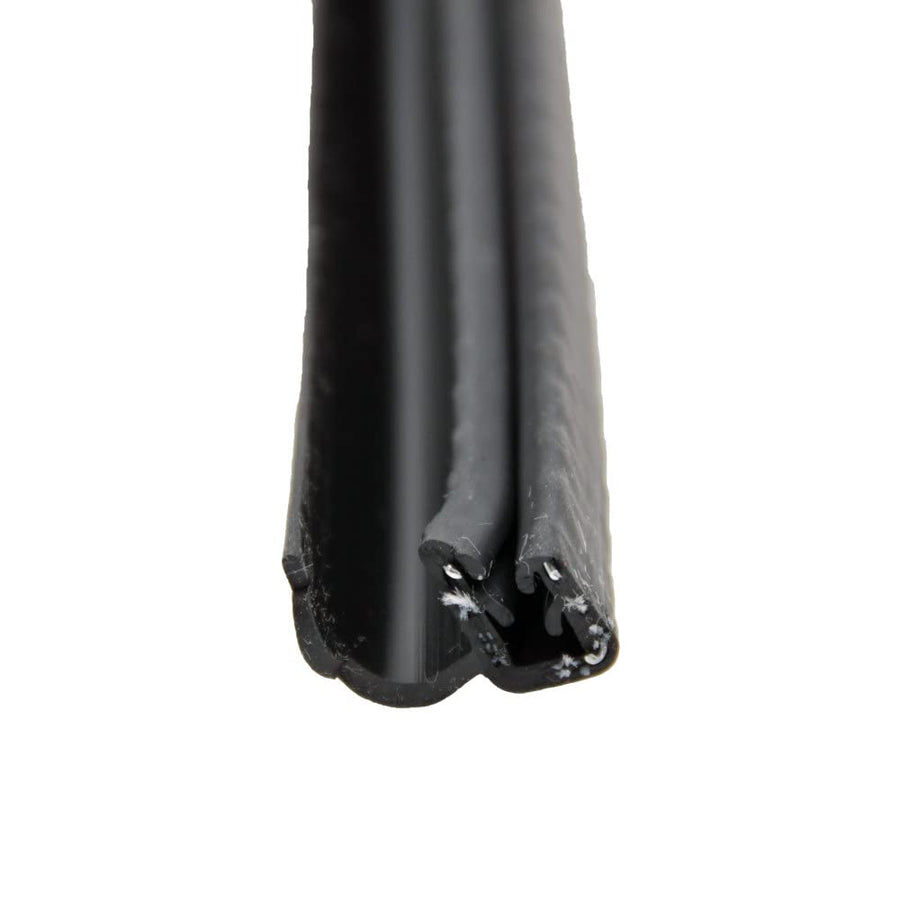 J-Bulb Seal AP Products with Slide-On Clip, Black