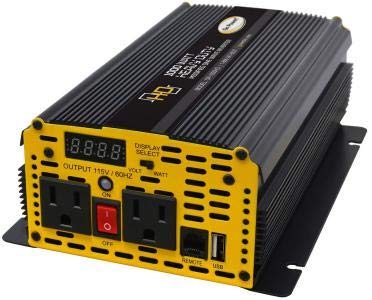 GP-1000HD Go Power! 1000-Watt Heavy Duty Modified Sine Wave Inverter (1000)