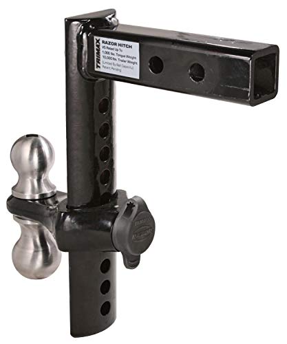 12" Trimax Black Powder Coat Drop Hitch TRZ12PB