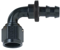 90 Degree - Black Fragola -10AN Push-Lite End
