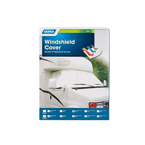 Vinyl Windshield Cover Camco For Chevy/GMC '73-'96 (Arctic White)