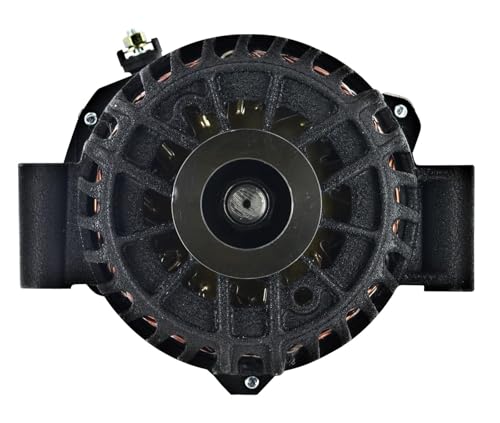 Alt Ford Powermaster 6G Black Wrinkle 200A 8 Groove Pulley