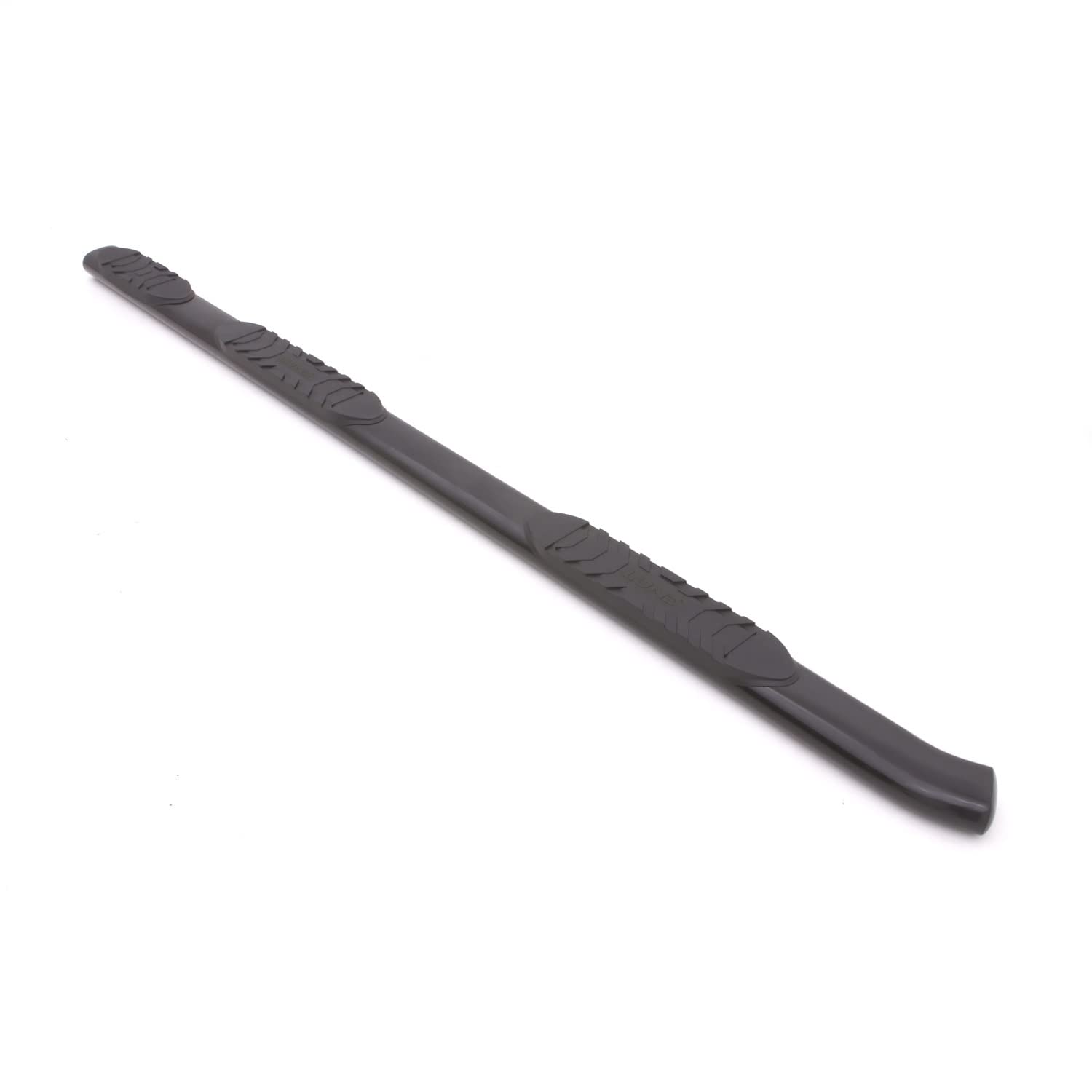 Lund RealTruck 26097043 Black Steel 5" Oval Wheel-to-Wheel Nerf Bars for 2009-2018 Dodge Ram 1500 Crew Cab with 5.5' Bed; Rocker Panel Mount