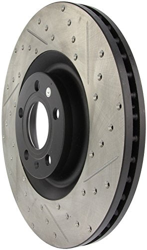 Sport Drilled/Slotted Brake Rotor StopTech 127.33087L (Front Left), 1 Pack