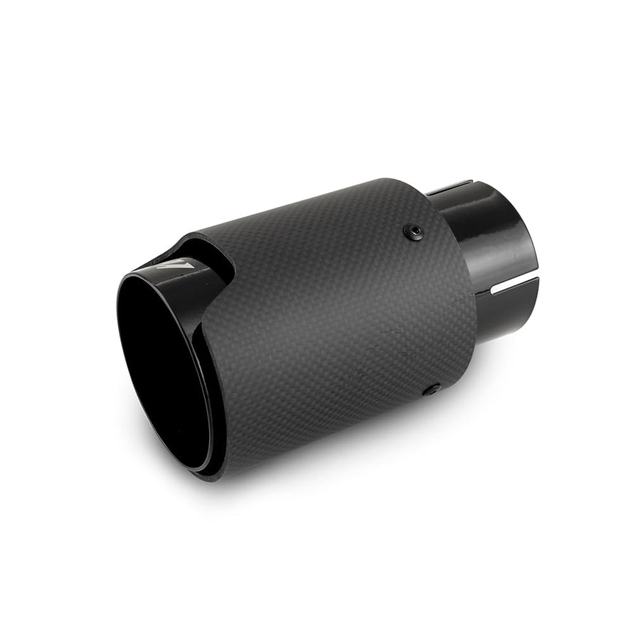 M Logo Mishimoto Carbon Fiber Exhaust Tip, 2.5”, Black