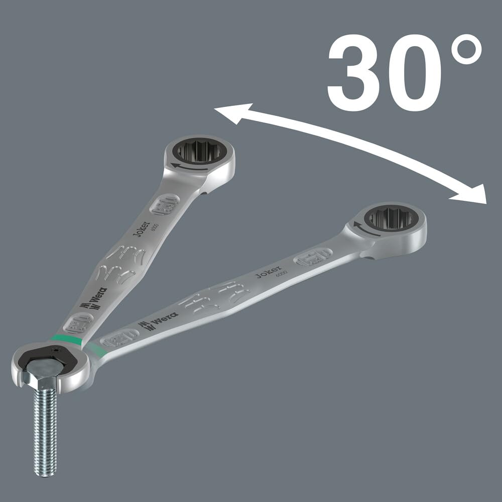 Wera Joker Set 05020012001 Imperial Combination Wrench-Set, 8 Pieces