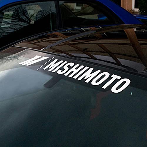 Mishimoto Large Decal, White, MMPRO-STK-15LG