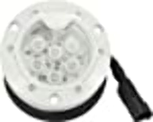 Subaqua Under Water Light 6 Amber 3Watt Leds Beam Pattern 25 Degree Glossy White Marine Grade Finish