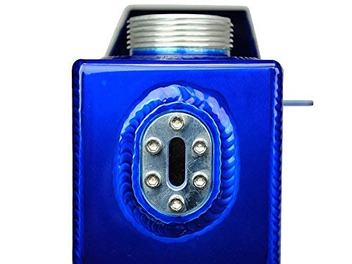 Sinister Diesel Degas Bottle | Blue Degas Bottle for 1999.5-2003 Ford 7.3L, Includes Degas Bottle with Sight Glass and All Installation Hardware
