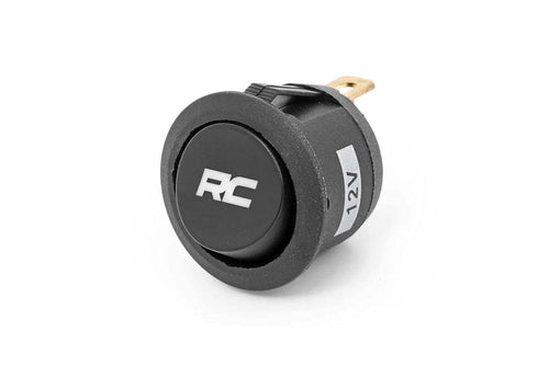 Rough Country Backlit Round Rocker Switch | Blue Back Light - 709RRC