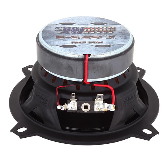 E-5.25CX Sundown Audio 5.25" Coaxial Car Speakers - 2-Way Full Range System with Titanium Tweeters - 50W RMS, 4-Ohm - Direct OEM Replacement, Easy 2.5" Mount, Grilles for Clear Audio
