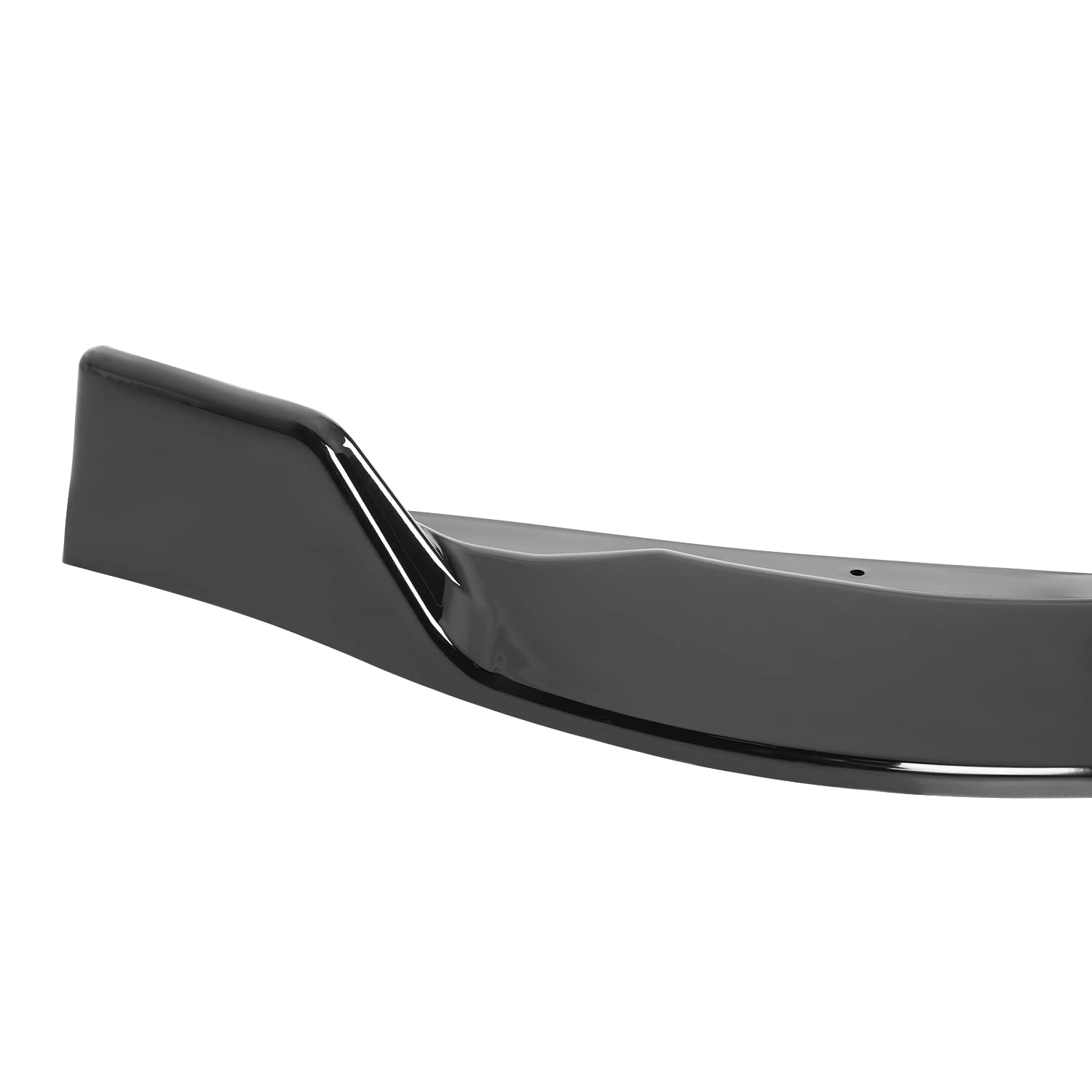 Front Bumper Lip Kit Spoiler Splitter Spec-D Tuning Glossy Black Compatible with Toyota Corolla L/LE 2014-2016