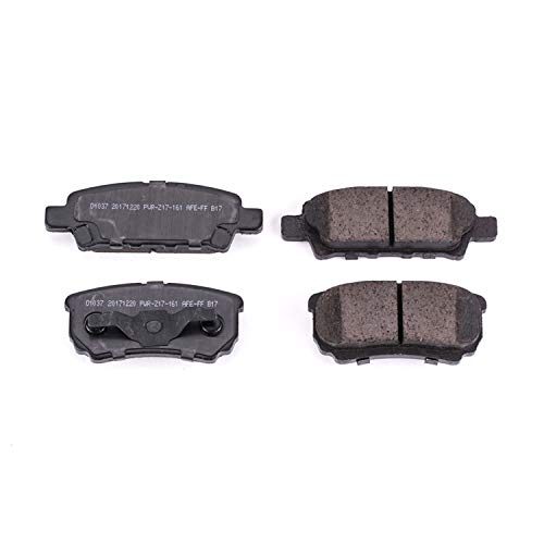 Power Stop Z16 16-1037 Rear Ceramic Brake Pads For 200, Sebring, Avenger, Caliber, Compass, Patriot, Lancer, Lancer, Outlander [Model Specific]