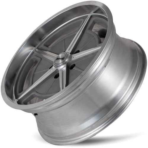 605 Ridler Custom Wheels MACHINED Spokes W/DEEP Lip Wheel with Alloy Steel (18 x 8. inches /5 x 83 mm, 0 mm Offset)