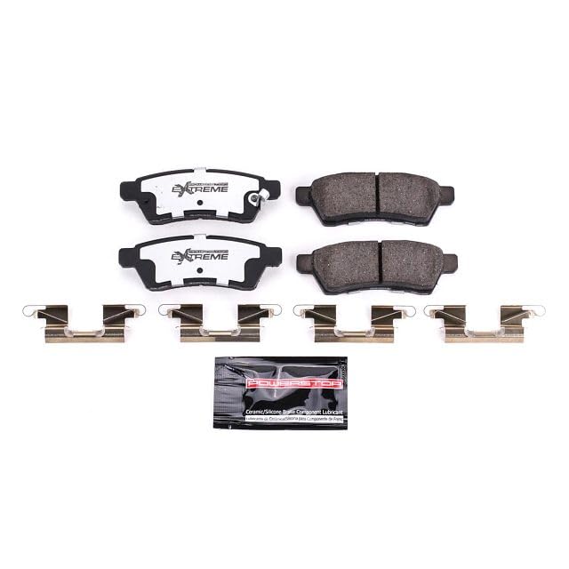 Power Stop Z36-1100 Rear Z36 Truck & Tow Carbon-Fiber Ceramic Brake Pads For Nissan Frontier 2005-2022, Nissan Xterra 2005-2015, Suzuki Equator 2009-2012 [Model Specific]