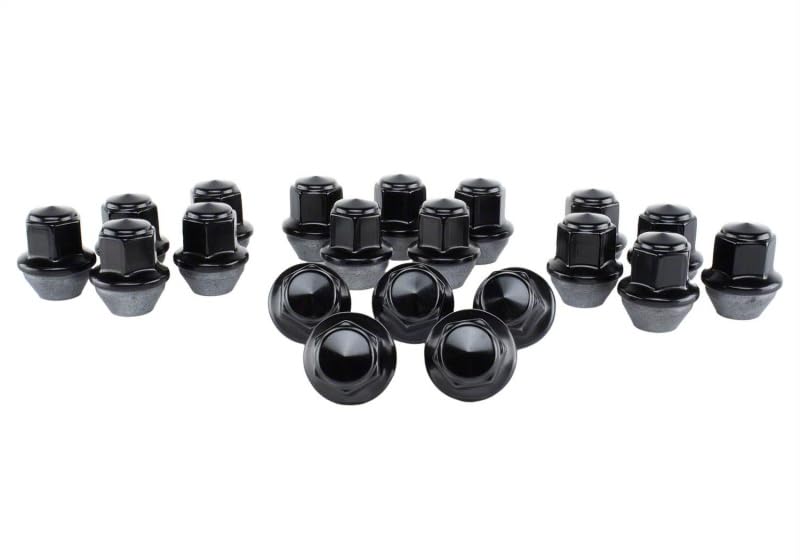 BLACK LUG NUT VEHICLE KIT 2015-2018 MUSTANG/FORD GT (20 PCS)