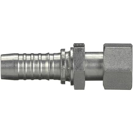GlobalSpiral Couplings Gates 20GS-24FFORX, Female Flat-Face O-Ring Swivel, Zinc Plated Carbon Steel, 5.12", 1 1/4" ID