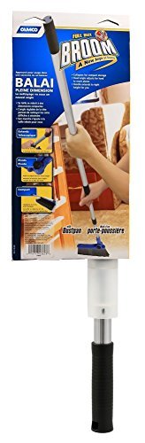 Camco 32 oz. Adjustable Broom and Dustpan