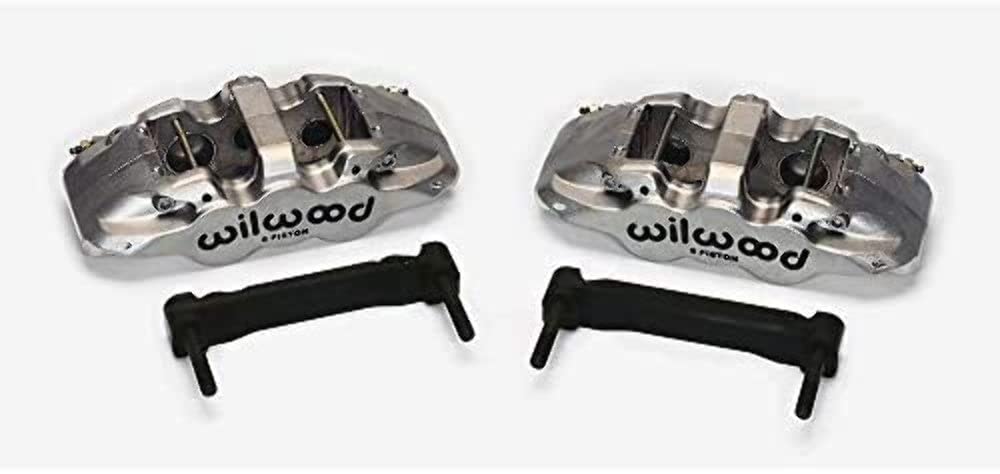 Nickel AERO6 Front Caliper & Bracket Kit