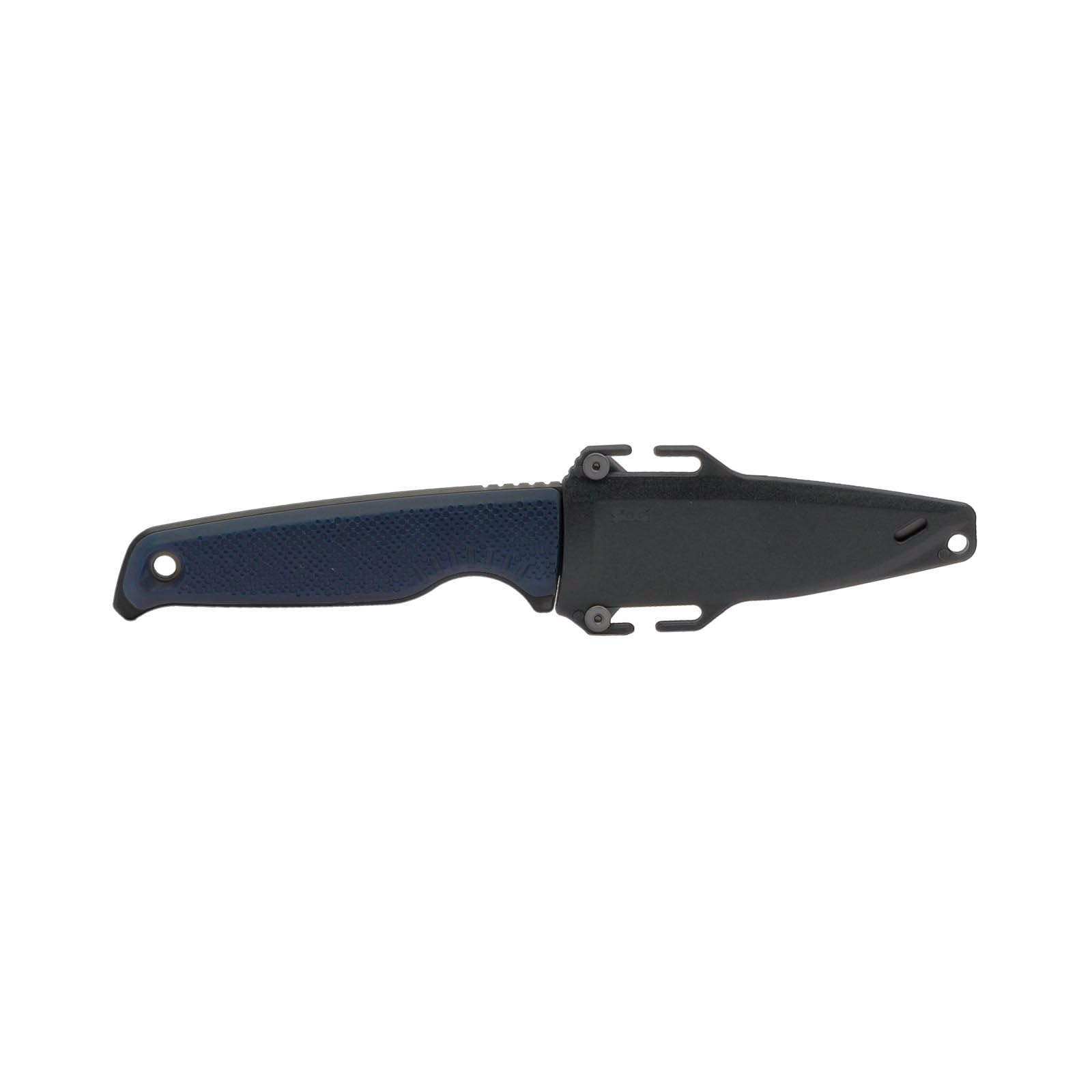 SOG FX Altair Lightweight Compact Multi-Functional Fixed Blade Knife | CRYO 154CM Steel | UMS Sheath | Removable GRN Handle, Squid Ink Black