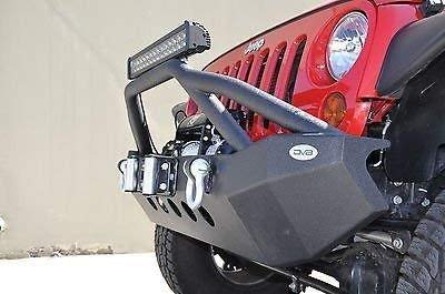 Front Mid Length Winch Bumper KO Off Road Fits Jeep Wrangler 2007-2014 All Model
