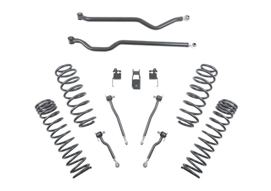 4" Belltech Trail Performance Lift Kit - fits 2018-2020 Jeep JL, includes double adjustable shocks