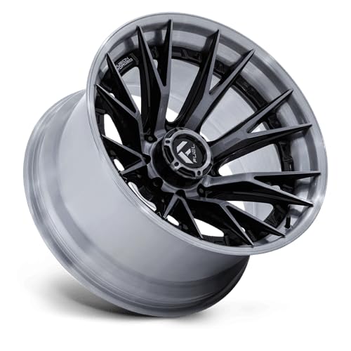 FUEL OFF-ROAD FC402 20X9 CATALYST 8X180 5.04 1mm GLOSS BLACK WITH BRUSHED GRAY TINT FACE & LIP - FC402BT20908801
