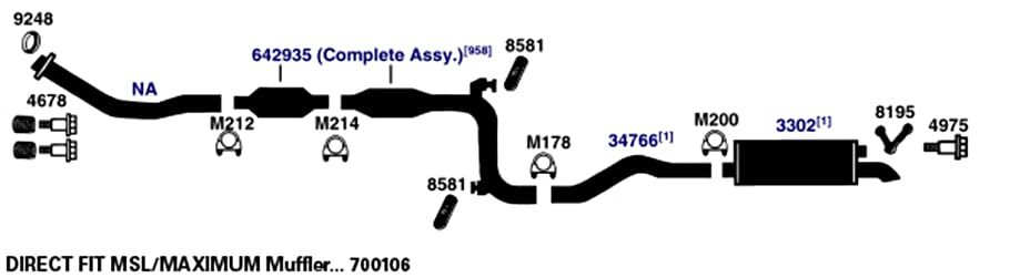 Exhaust Pipe AP Exhaust Products 34766