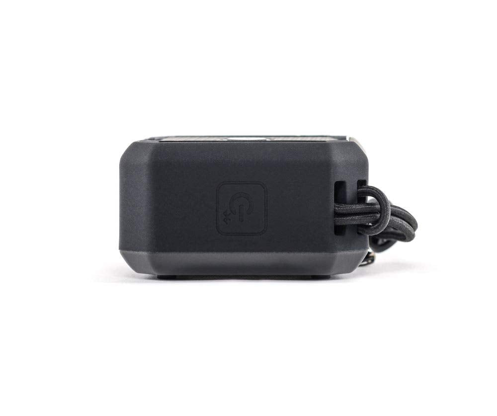 EcoPebble Lite GDI-EXPLT501 ECOXGEAR Rugged Waterproof Floating Portable Bluetooth Wireless 5-Watt Mini Smart Speaker (Black)