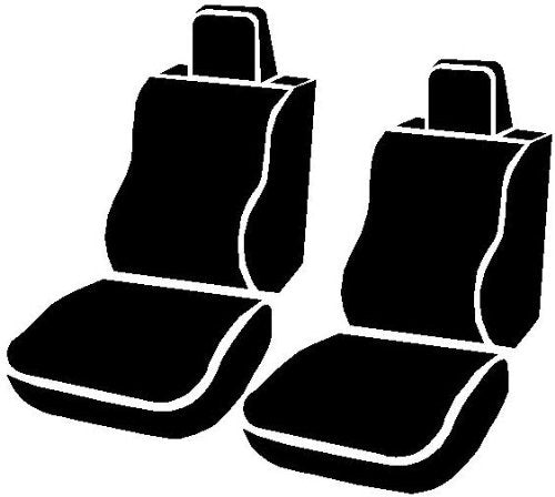 TRS47-18 FIA Solid Black TRS40 Wrangler Solid Seat Cover (Front Bucket Seats/Saddle Blanket)