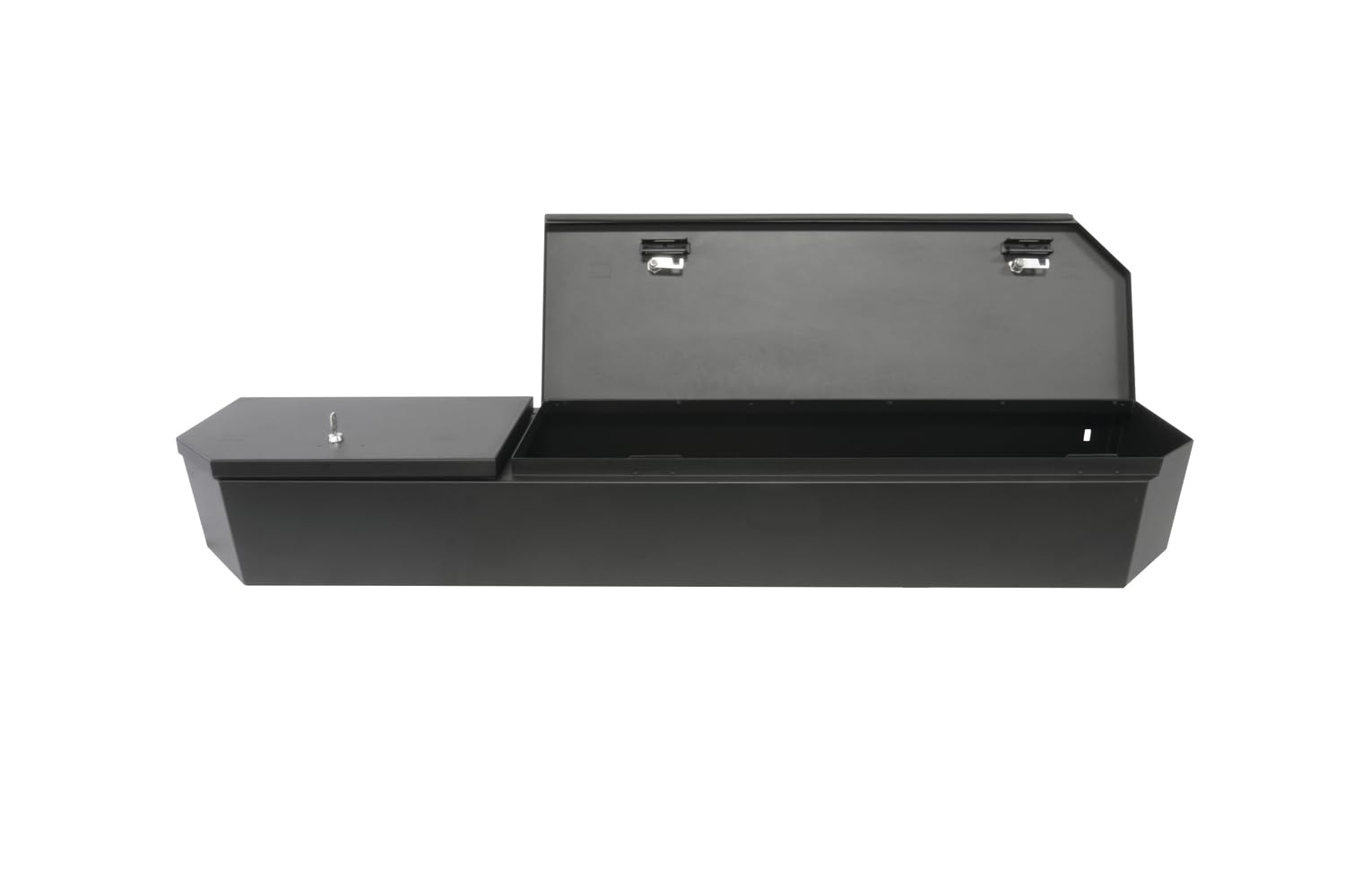 Tuffy Under-Seat Full-Width Lockbox for Ford F-150, F-250, and F-350 SuperCrew (2015–2025), Heavy-Duty Steel Rear Seat Security Safe with Pry-Guard Lock, Weather-Resistant, Quick No-Drill Install