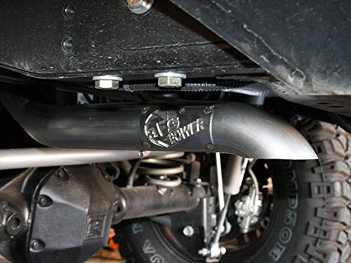 Mach Force XP aFe 49-46226 Cat-Back Exhaust System for Jeep Wrangler JK 4-Door V6 3.8L