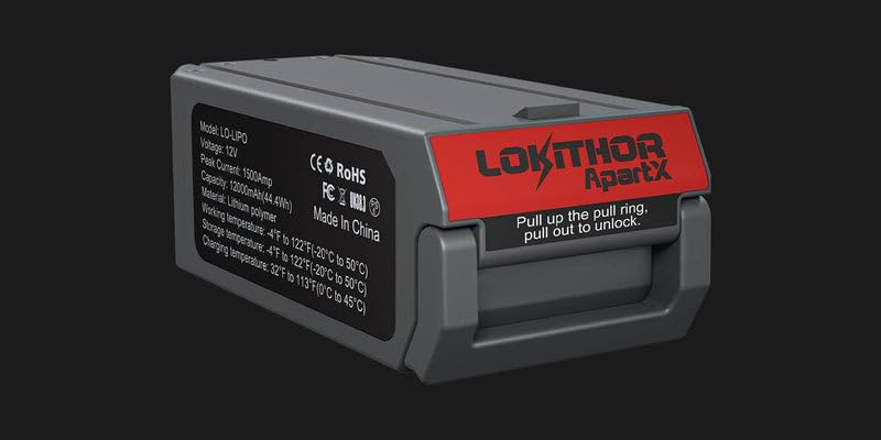 LO-LIPO Lokithor 1500A Battery