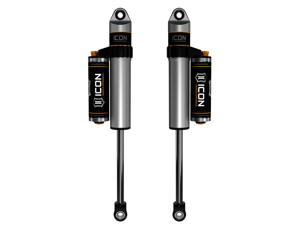 Rear ICON 0-3" Lift, 2.5 VS Piggyback/CDCV Shocks, Pair, Compatible with 2009-18 Ram 1500, 217715CP