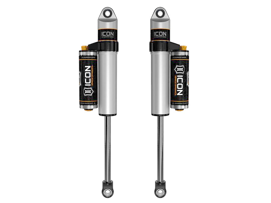 Rear ICON 2.5 VS Shocks w/Piggyback Reservoir/CDCV, Pair, Compatible with 2019-2021 Ford Ranger, 97730CP